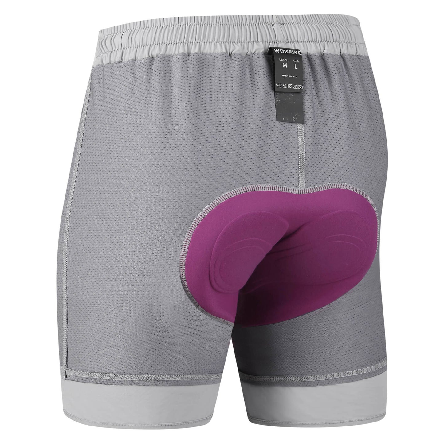 Damen Loose Fit 2-in-1 MTB Fahrradhose mit 4D Sitzpolster