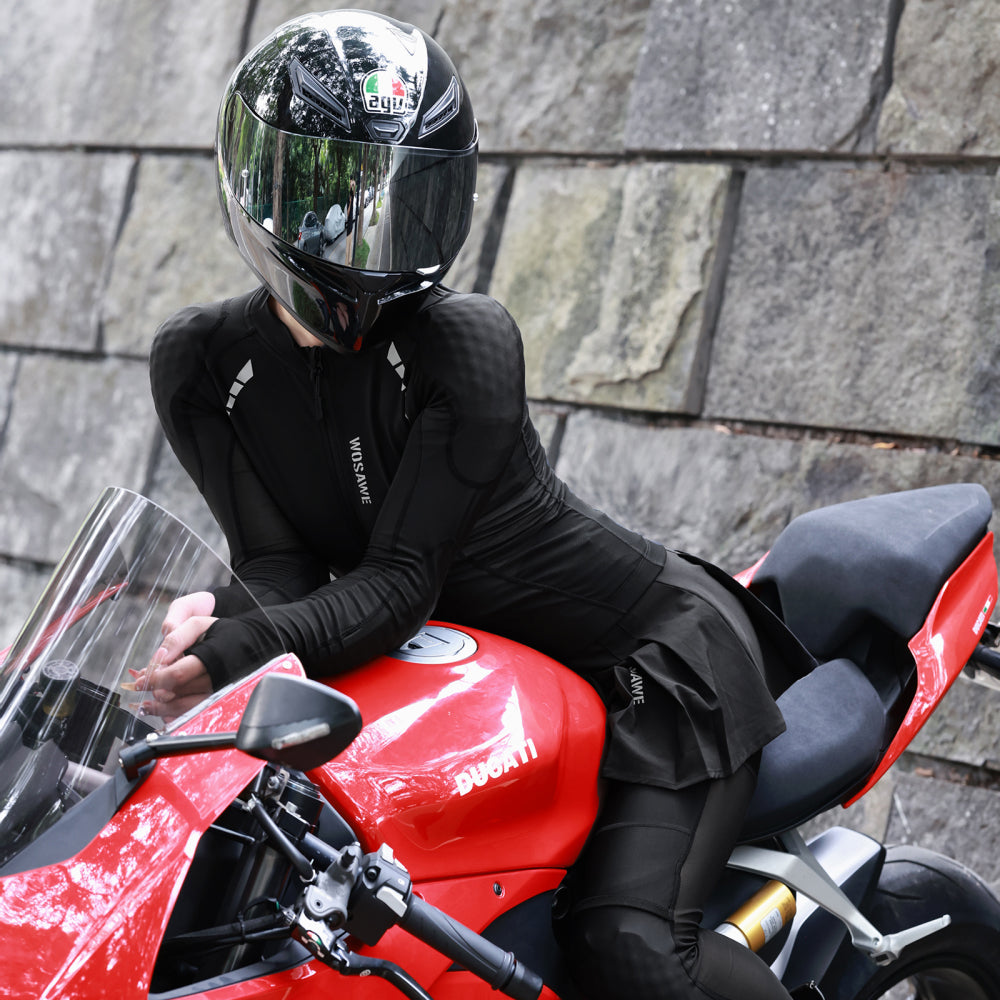 Damen Motorradjacke – Komfortabel, Atmungsaktiv und Schweißableitend