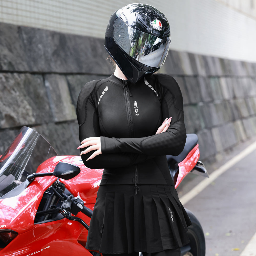 Damen Motorradjacke – Komfortabel, Atmungsaktiv und Schweißableitend