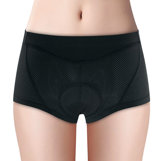Damen Radunterhose mit 3D-Gelpolster – Atmungsaktiv & Stoßdämpfend