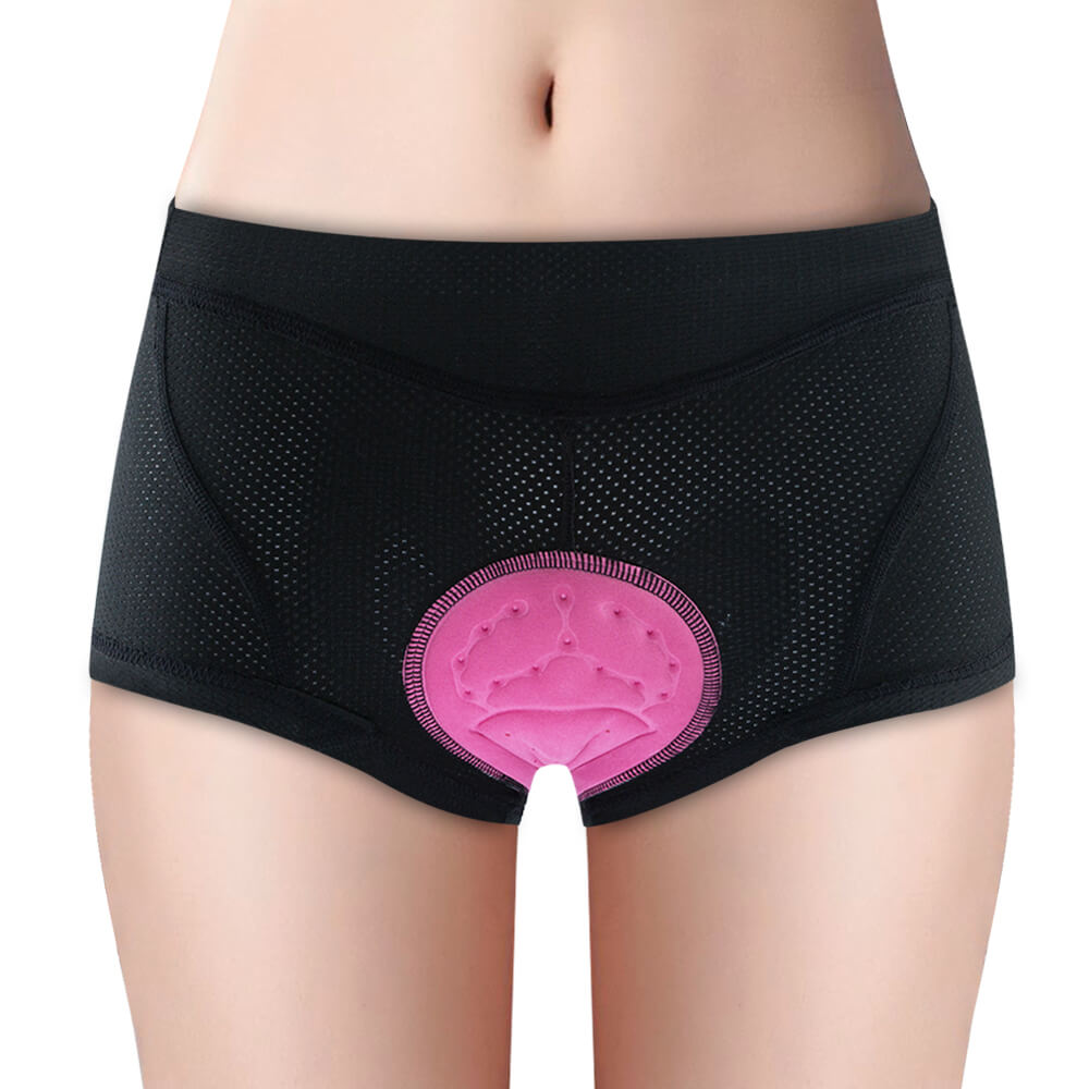 Damen Radunterhose mit 3D-Gelpolster – Atmungsaktiv & Stoßdämpfend
