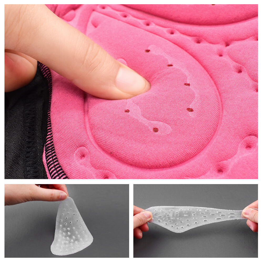 Damen Radunterhose mit 3D-Gelpolster – Atmungsaktiv & Stoßdämpfend
