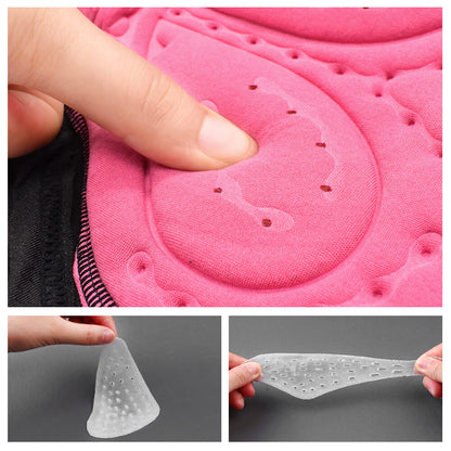 Damen Radunterhose mit 3D-Gelpolster – Atmungsaktiv & Stoßdämpfend