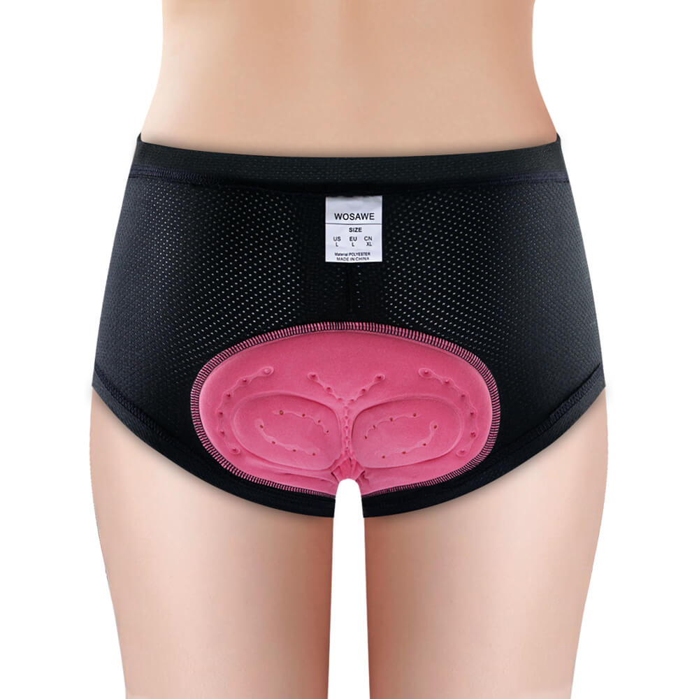 Damen Radunterhose mit 3D-Gelpolster – Atmungsaktiv & Stoßdämpfend