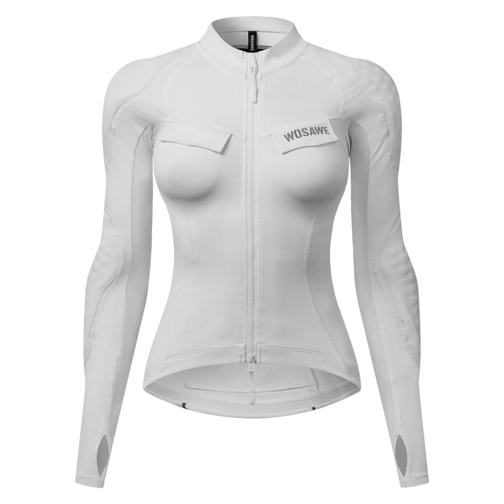 Damen Thermo Motorradjacke, Reflektierend & Fleece Gefüttert (Ohne Protektoren)