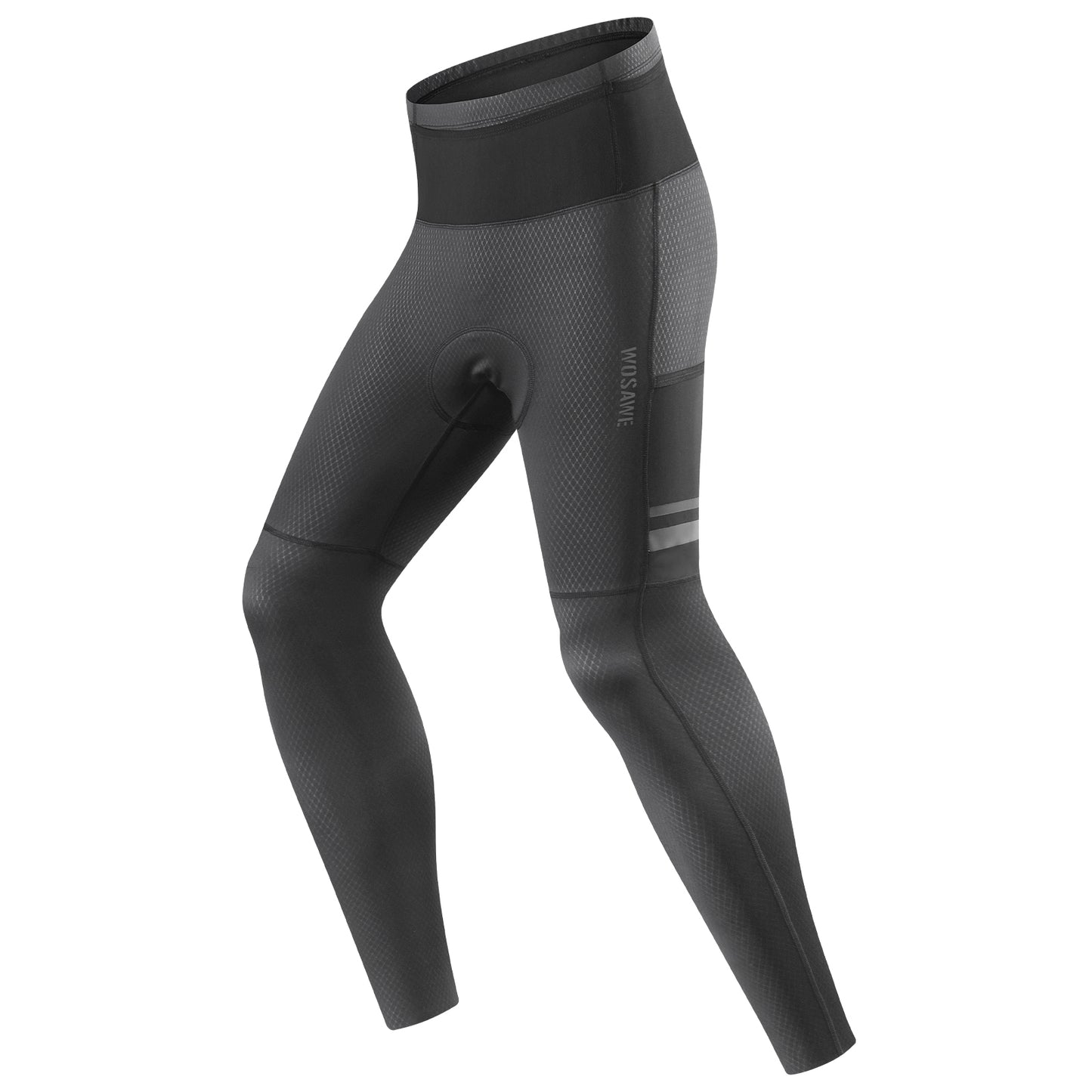 Fahrradhose Lang Herren– Atmungsaktiv mit 4D Sitzpolster & Seitentaschen