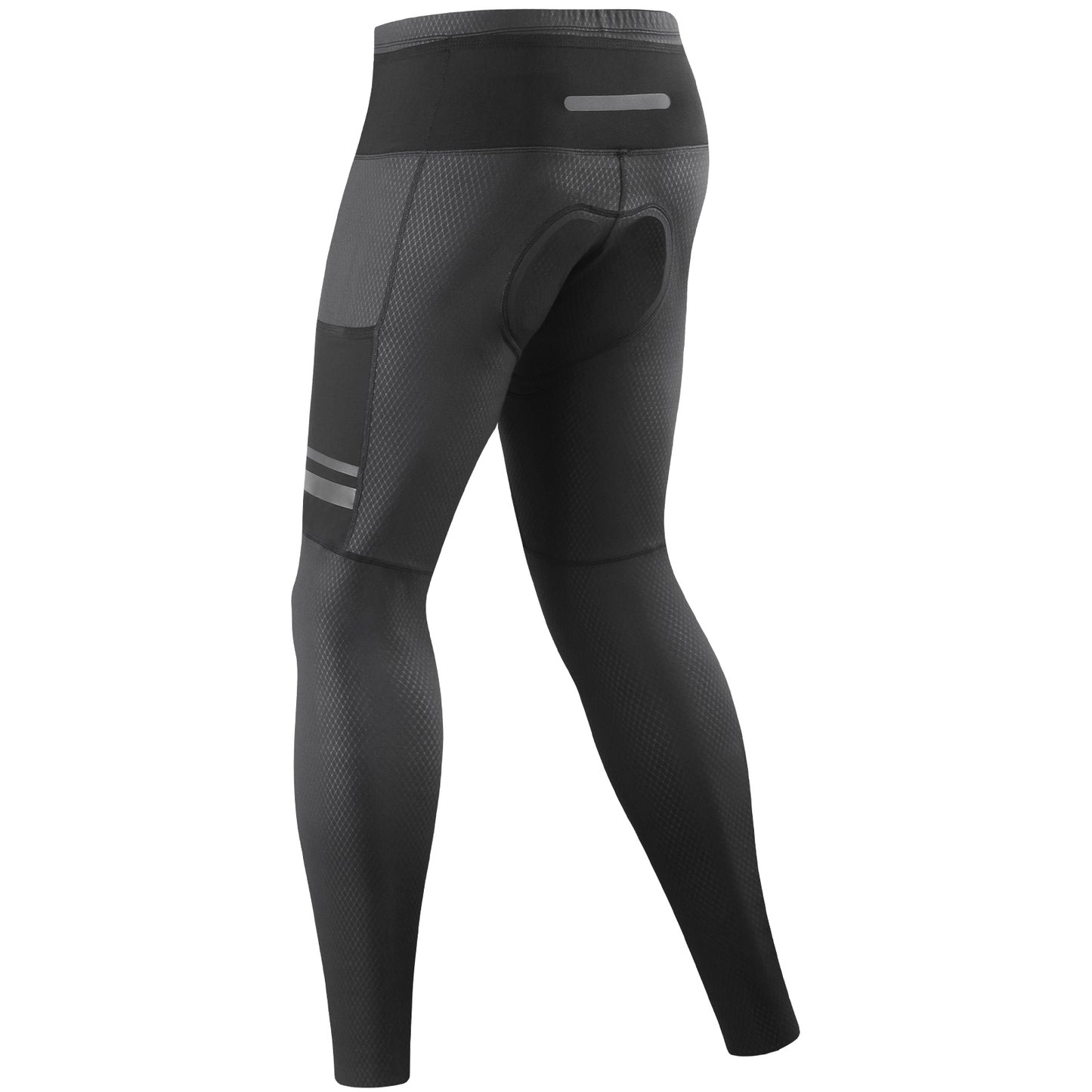 Fahrradhose Lang Herren– Atmungsaktiv mit 4D Sitzpolster & Seitentaschen