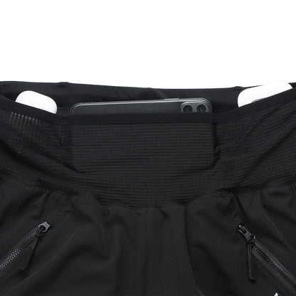 Herren 2-in-1 Fahrrad Caprihose mit Polsterung – MTB Radhose mit mehreren Taschen