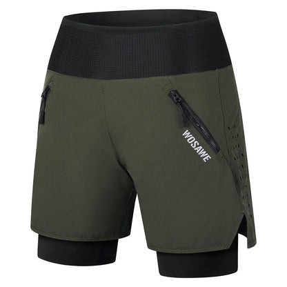 Herren 2-in-1 MTB Fahrradhose – Gepolstert, Atmungsaktiv und Schnelltrocknend