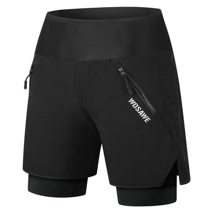 Herren 2-in-1 MTB Fahrradhose – Gepolstert, Atmungsaktiv und Schnelltrocknend