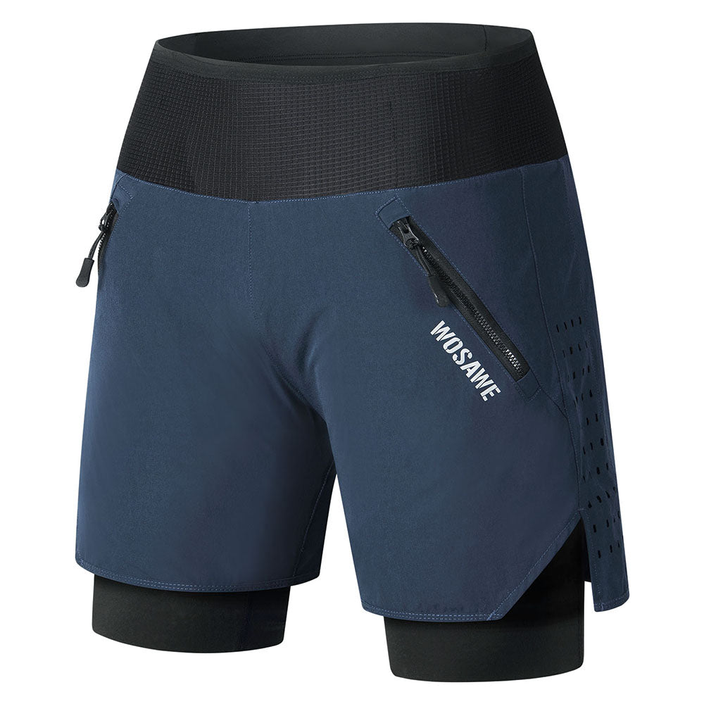 Herren 2-in-1 MTB Fahrradhose – Gepolstert, Atmungsaktiv und Schnelltrocknend