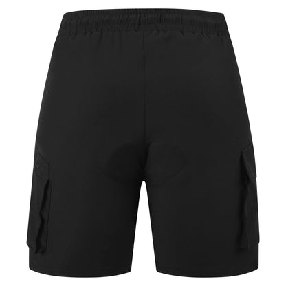 Herren 2-in-1 MTB Radhose mit 4D Sitzpolster & Cargotaschen