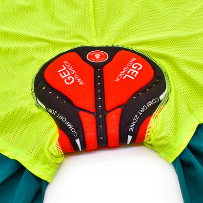 Herren Baggy Fahrradhose mit 3D-Sitzpolster – MTB Radhose für Freizeit und Radfahren