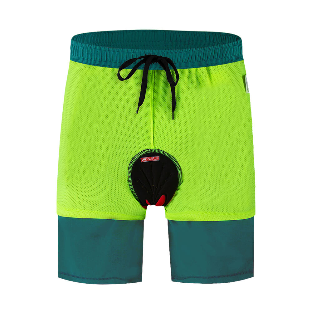Herren Baggy Fahrradhose mit 3D-Sitzpolster – MTB Radhose für Freizeit und Radfahren