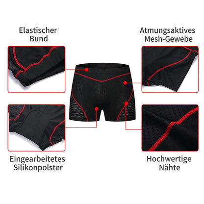 Herren Fahrrad-Innenhose mit 5D-Gelpolster – Atmungsaktiv