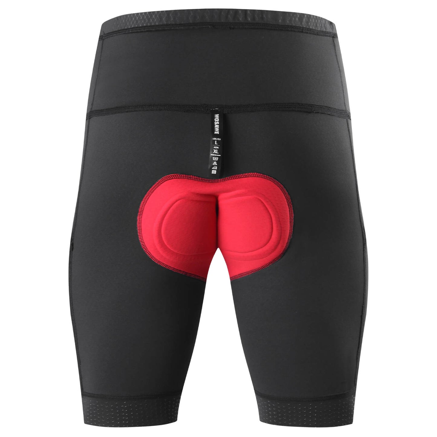Herren Fahrrad-Kompressionsshorts mit Sitzpolster und Cargo-Taschen