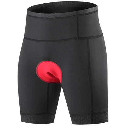 Herren Fahrrad-Kompressionsshorts mit Sitzpolster und Cargo-Taschen