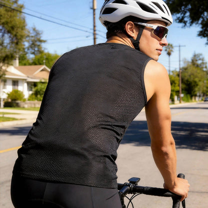 Herren Fahrrad Meshweste Atmungsaktiv Ärmellos