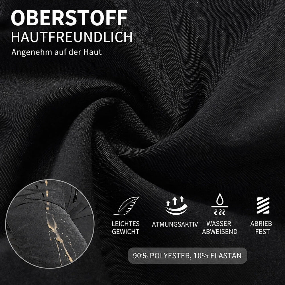 Herren Fahrradhose 2-in-1 mit Sitzpolster – Atmungsaktiv & Schnell trocknend