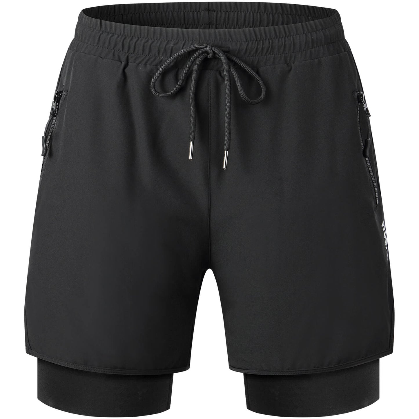 Herren Fahrradhose 2-in-1 mit Sitzpolster – Atmungsaktiv & Schnell trocknend