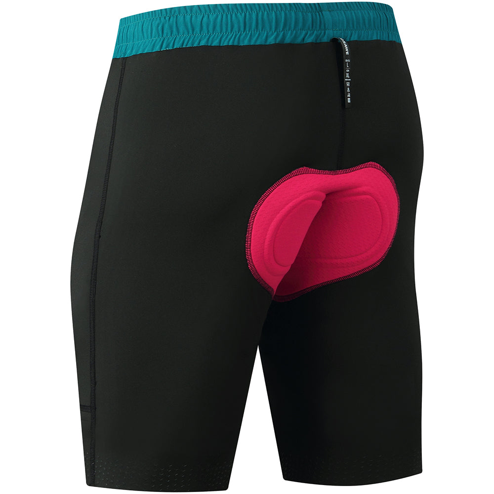Herren Fahrradhose 2-in-1 mit Sitzpolster – Atmungsaktiv & Schnell trocknend