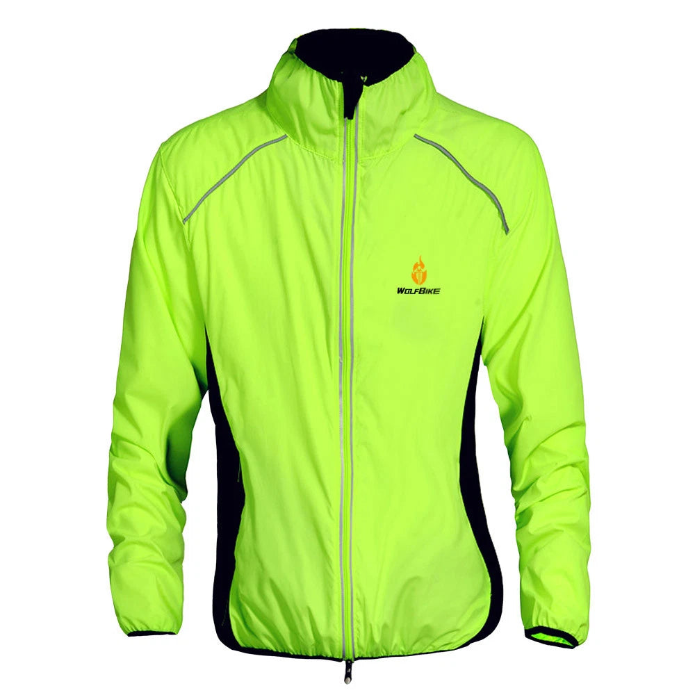 Herren Fahrradjacke Langarm – Wasserdicht, winddicht & reflektierend, MTB Jacke