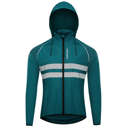 Herren Fahrradjacke mit Kapuze – Leicht, Atmungsaktiv & Winddicht