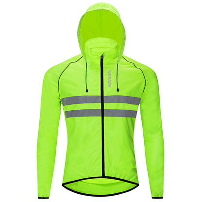 Herren Fahrradjacke mit Kapuze – Leicht, Atmungsaktiv & Winddicht