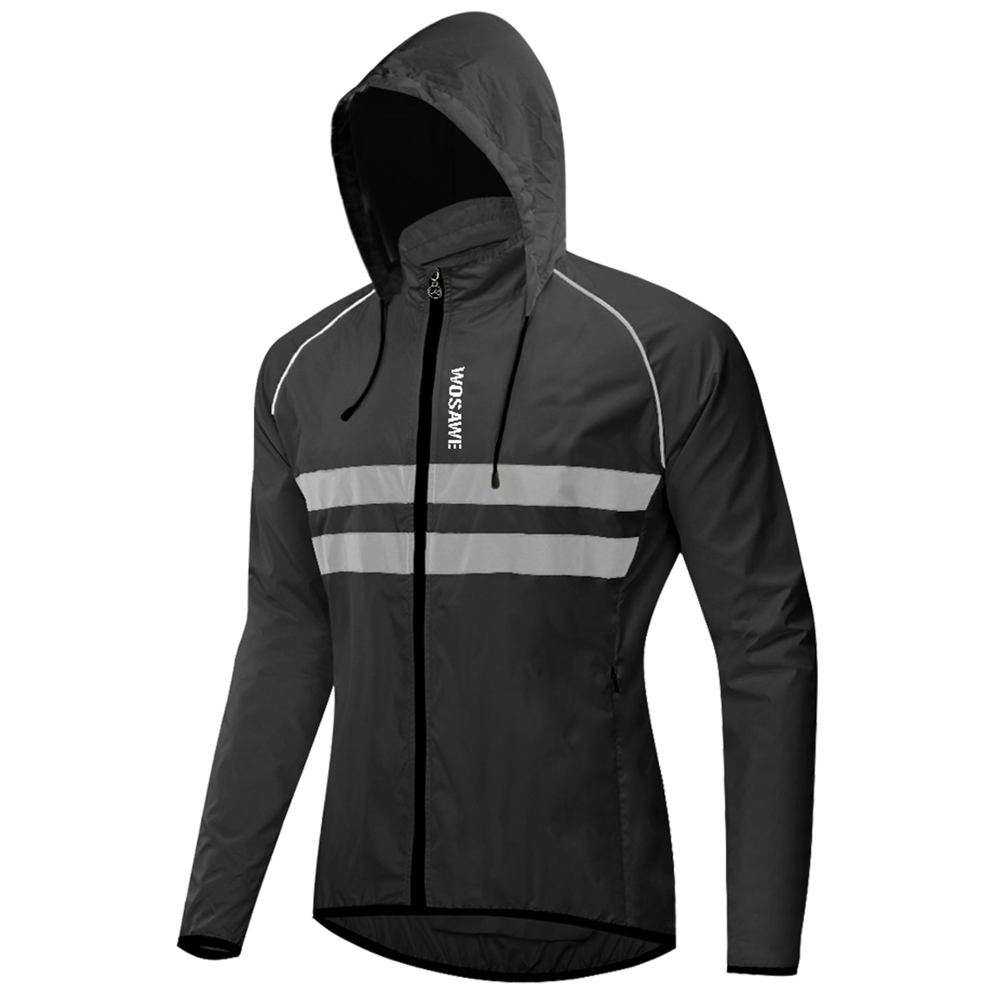 Herren Fahrradjacke mit Kapuze – Leicht, Atmungsaktiv & Winddicht