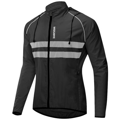 Herren Fahrradjacke mit Kapuze – Leicht, Atmungsaktiv & Winddicht