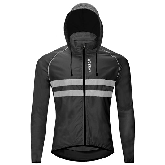 Herren Fahrradjacke mit Kapuze – Leicht, Atmungsaktiv & Winddicht