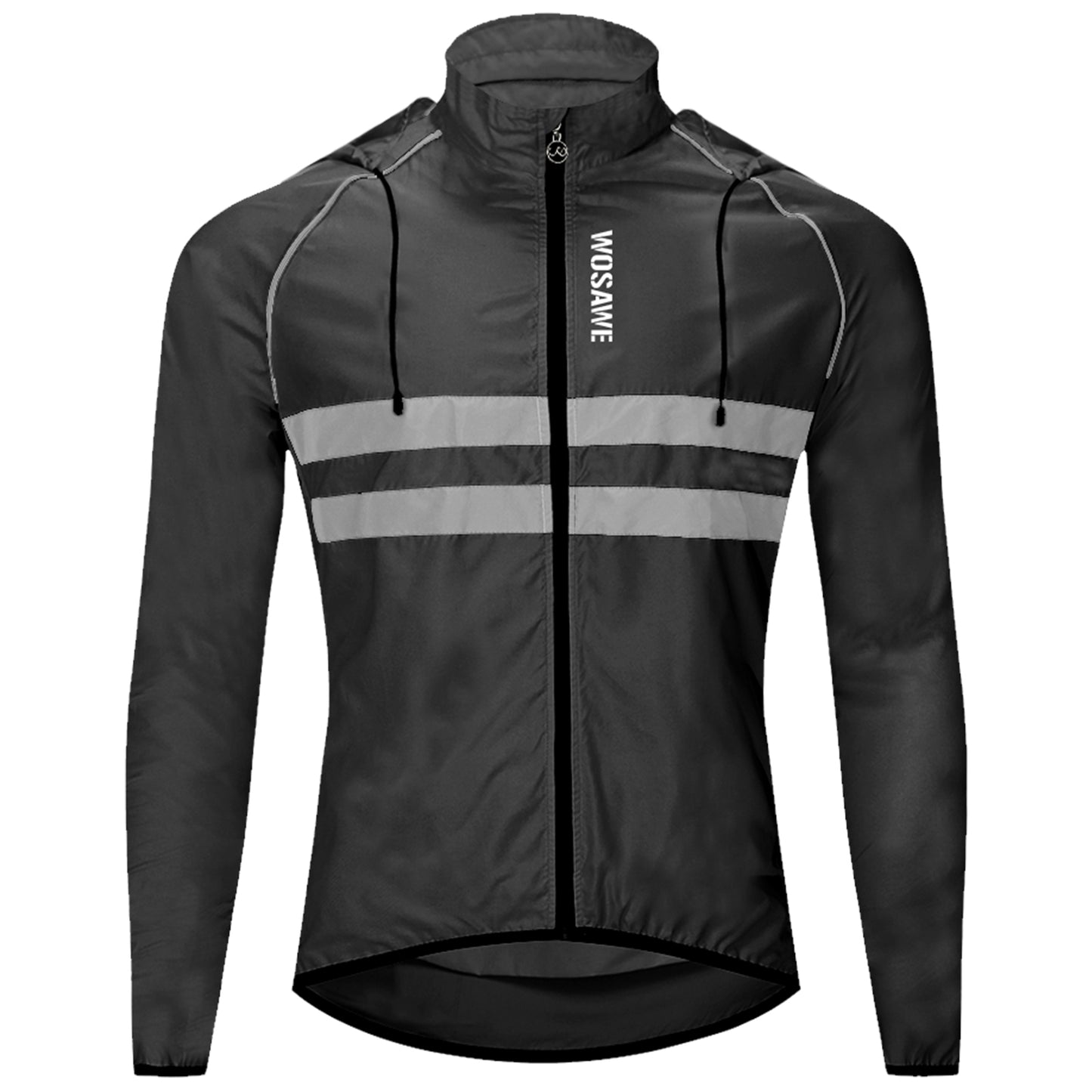 Herren Fahrradjacke mit Kapuze – Leicht, Atmungsaktiv & Winddicht