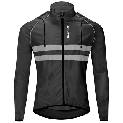 Herren Fahrradjacke mit Kapuze – Leicht, Atmungsaktiv & Winddicht