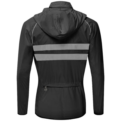 Herren Fahrradjacke mit Kapuze – Leicht, Atmungsaktiv & Winddicht