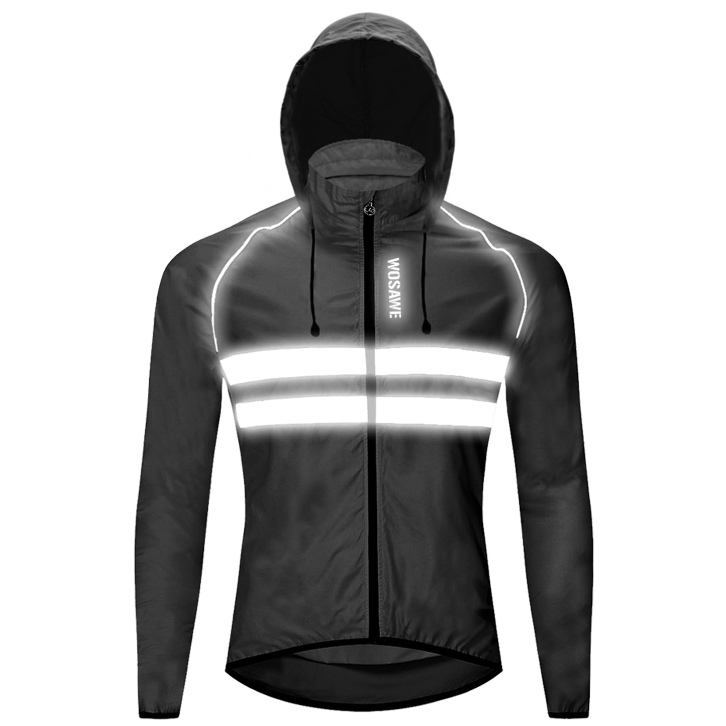 Herren Fahrradjacke mit Kapuze – Leicht, Atmungsaktiv & Winddicht