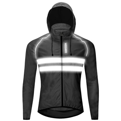Herren Fahrradjacke mit Kapuze – Leicht, Atmungsaktiv & Winddicht