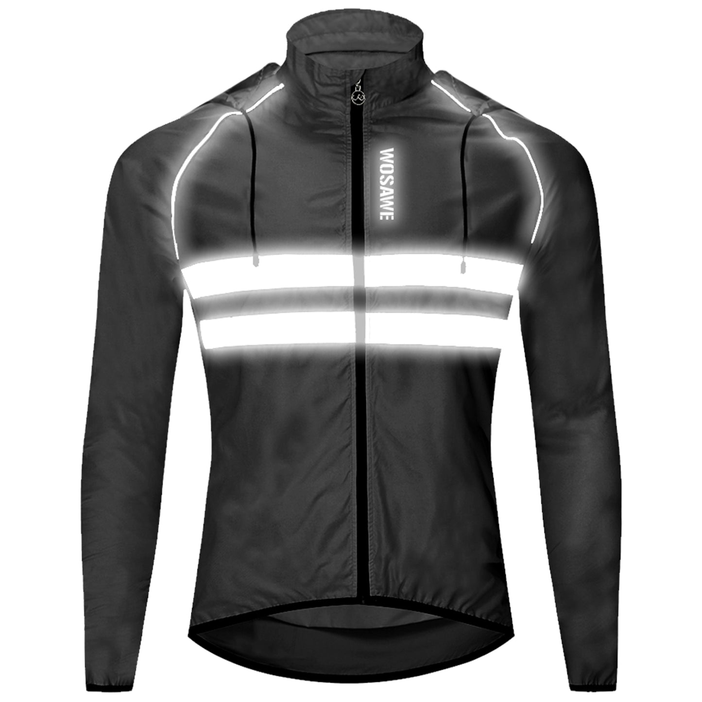 Herren Fahrradjacke mit Kapuze – Leicht, Atmungsaktiv & Winddicht
