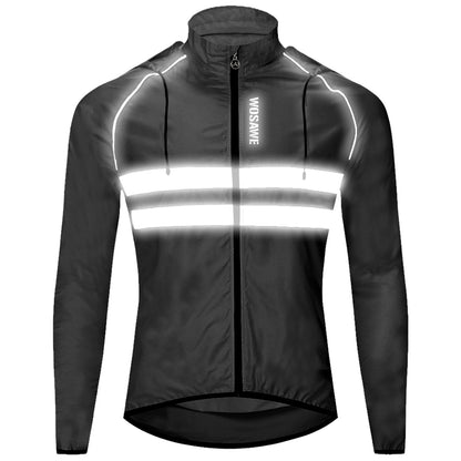 Herren Fahrradjacke mit Kapuze – Leicht, Atmungsaktiv & Winddicht