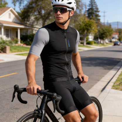 Herren Fahrradtrikot Kurzarm – Atmungsaktiv, Schnell trocknend, Elastisch