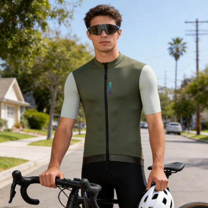 Herren Fahrradtrikot Kurzarm – Atmungsaktiv, Schnell trocknend, Elastisch