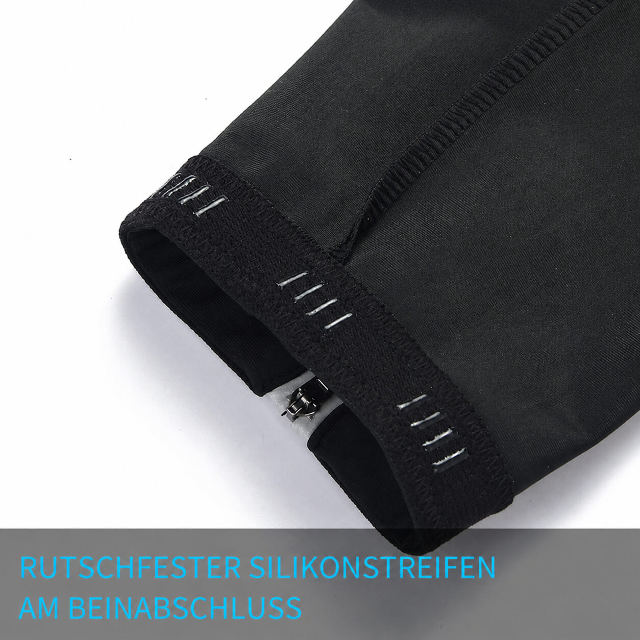 Herren Lange Fahrradhose mit Sitzpolster – Elastisch und atmungsaktiv