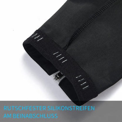 Herren Lange Fahrradhose mit Sitzpolster – Elastisch und atmungsaktiv
