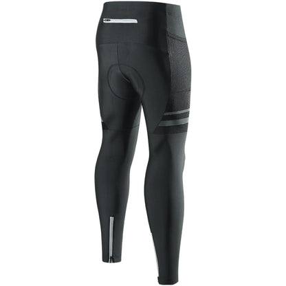 Herren Lange Fahrradhose mit Sitzpolster – Elastisch und atmungsaktiv
