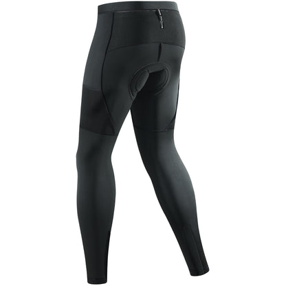 Herren Lange Fahrradhose mit Sitzpolster – Elastisch und atmungsaktiv