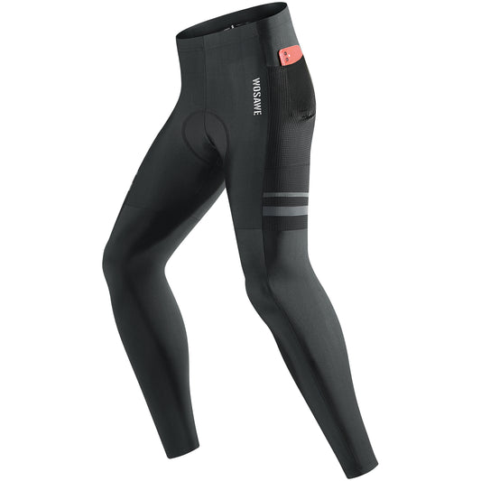 Herren Lange Fahrradhose mit Sitzpolster – Elastisch und atmungsaktiv