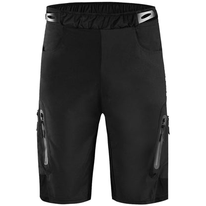Herren MTB Fahrradhose mit integriertem Sitzpolster – Schnell trocknend, Lockerer Schnitt, Mehrere Taschen