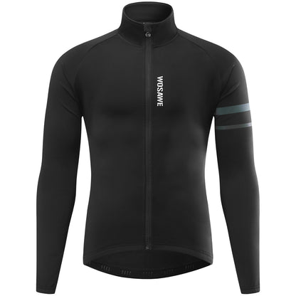 Herren Outdoor Fahrradjacke – Winddicht, mit Thermofleece und reflektierenden Elementen für Herbst und Winter