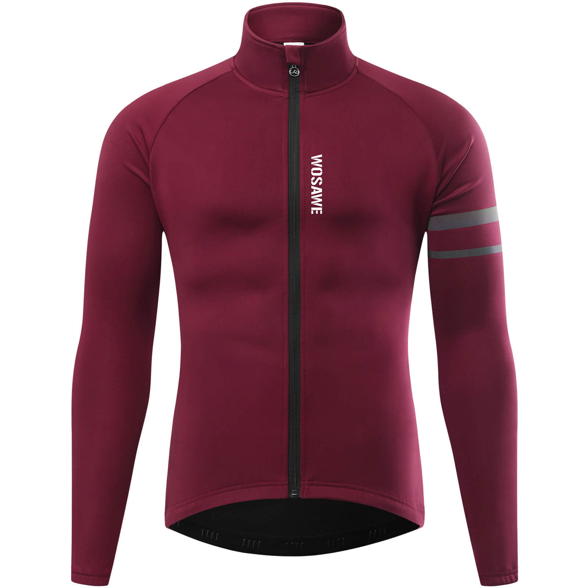 Herren Outdoor Fahrradjacke – Winddicht, mit Thermofleece und reflektierenden Elementen für Herbst und Winter