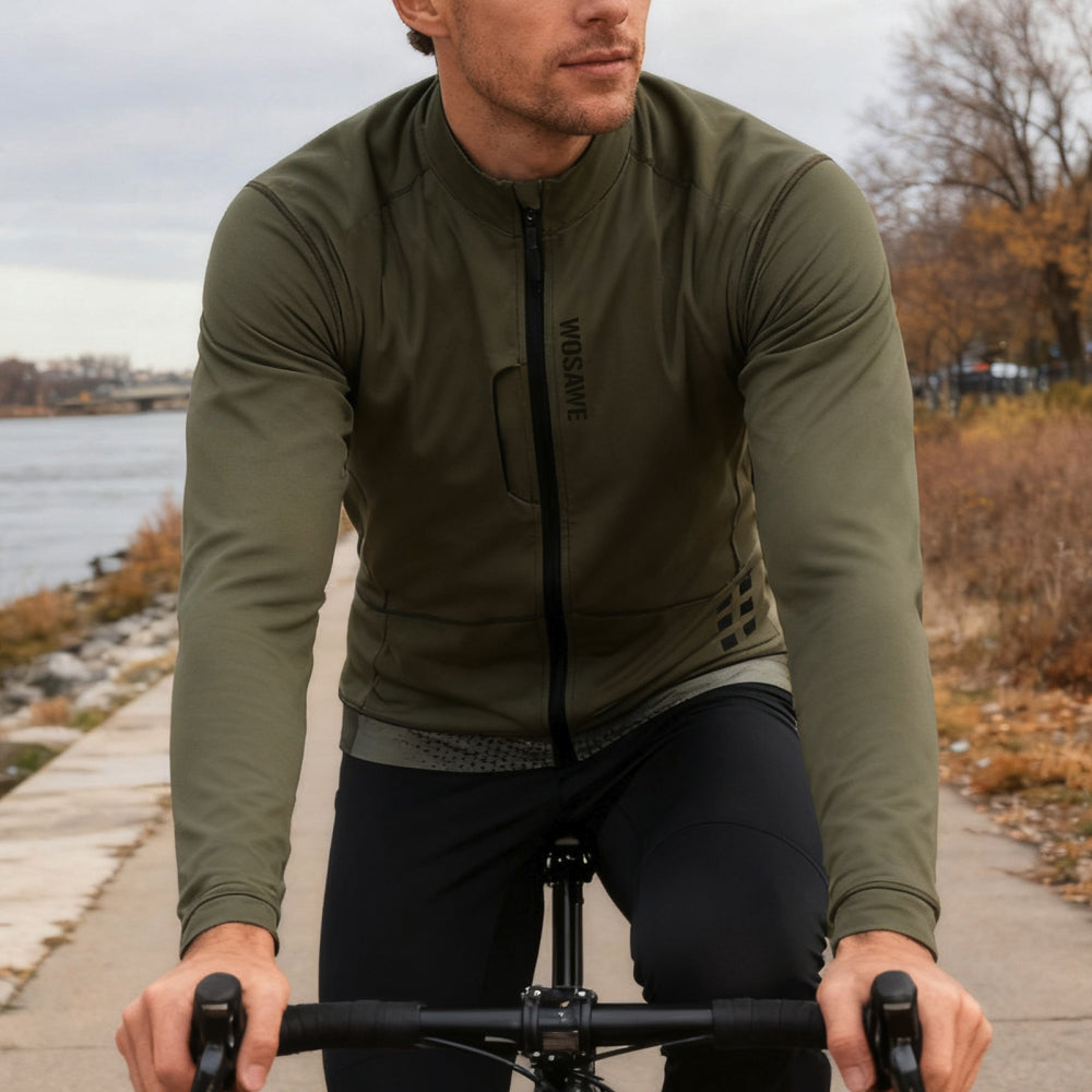 Herren Radjacke für Herbst und Winter – warm, winddicht und wasserdicht