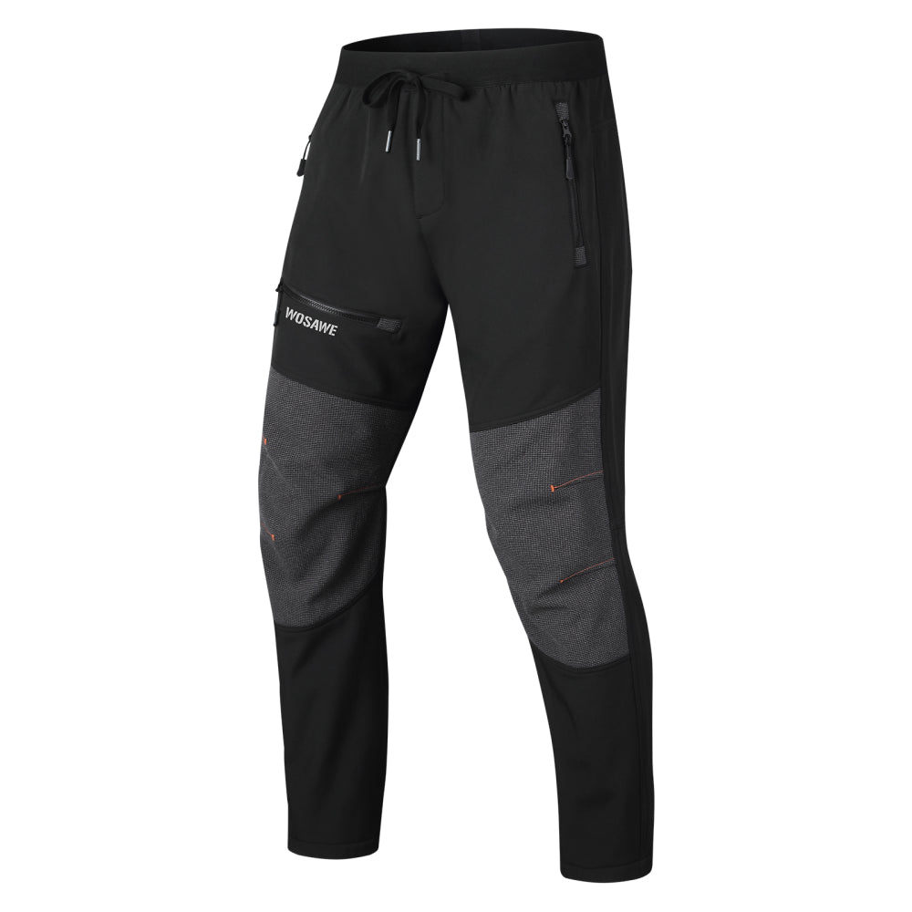 Herren Winter Fahrradhose gefüttert mit Sitzpolster, windabweisend & warm